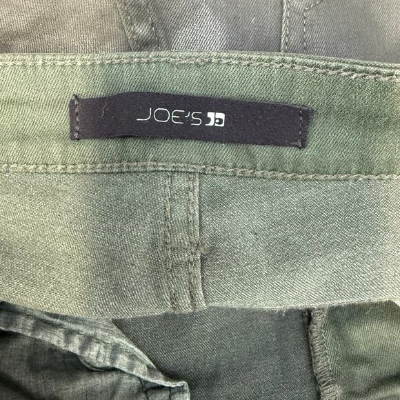 EUC Joe's Pant Women's 27 (4) Olive Green Coated Denim Skinny Leg Mid Rise EUC - Picture 8 of 14